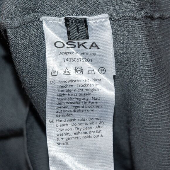 OSKA Women's Vneck Pullover Blouse knit in Gray Size 1 - Picture 5 of 9